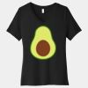 Women's Relaxed Jersey Short Sleeve V Neck Tee Thumbnail