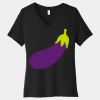 Women's Relaxed Jersey Short Sleeve V Neck Tee Thumbnail
