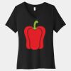 Women's Relaxed Jersey Short Sleeve V Neck Tee Thumbnail
