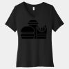 Women's Relaxed Jersey Short Sleeve V Neck Tee Thumbnail