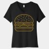 Women's Relaxed Jersey Short Sleeve V Neck Tee Thumbnail
