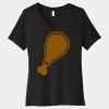 Women's Relaxed Jersey Short Sleeve V Neck Tee Thumbnail