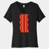 Women's Relaxed Jersey Short Sleeve V Neck Tee Thumbnail