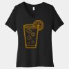 Women's Relaxed Jersey Short Sleeve V Neck Tee Thumbnail