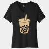 Women's Relaxed Jersey Short Sleeve V Neck Tee Thumbnail
