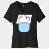 Women's Relaxed Jersey Short Sleeve V Neck Tee Thumbnail