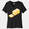 Women's Relaxed Jersey Short Sleeve V Neck Tee Thumbnail
