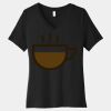 Women's Relaxed Jersey Short Sleeve V Neck Tee Thumbnail