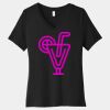 Women's Relaxed Jersey Short Sleeve V Neck Tee Thumbnail