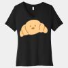 Women's Relaxed Jersey Short Sleeve V Neck Tee Thumbnail
