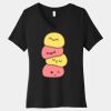 Women's Relaxed Jersey Short Sleeve V Neck Tee Thumbnail