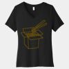 Women's Relaxed Jersey Short Sleeve V Neck Tee Thumbnail