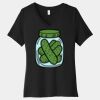 Women's Relaxed Jersey Short Sleeve V Neck Tee Thumbnail