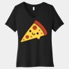 Women's Relaxed Jersey Short Sleeve V Neck Tee Thumbnail