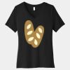 Women's Relaxed Jersey Short Sleeve V Neck Tee Thumbnail