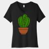Women's Relaxed Jersey Short Sleeve V Neck Tee Thumbnail
