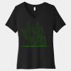 Women's Relaxed Jersey Short Sleeve V Neck Tee Thumbnail