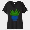Women's Relaxed Jersey Short Sleeve V Neck Tee Thumbnail