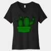 Women's Relaxed Jersey Short Sleeve V Neck Tee Thumbnail