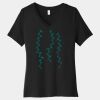 Women's Relaxed Jersey Short Sleeve V Neck Tee Thumbnail