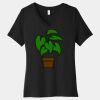 Women's Relaxed Jersey Short Sleeve V Neck Tee Thumbnail