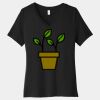 Women's Relaxed Jersey Short Sleeve V Neck Tee Thumbnail