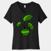 Women's Relaxed Jersey Short Sleeve V Neck Tee Thumbnail