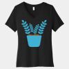 Women's Relaxed Jersey Short Sleeve V Neck Tee Thumbnail