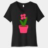 Women's Relaxed Jersey Short Sleeve V Neck Tee Thumbnail
