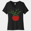 Women's Relaxed Jersey Short Sleeve V Neck Tee Thumbnail