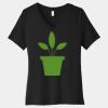 Women's Relaxed Jersey Short Sleeve V Neck Tee Thumbnail