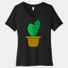 Women's Relaxed Jersey Short Sleeve V Neck Tee Thumbnail