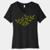 Women's Relaxed Jersey Short Sleeve V Neck Tee Thumbnail