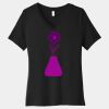 Women's Relaxed Jersey Short Sleeve V Neck Tee Thumbnail