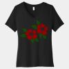 Women's Relaxed Jersey Short Sleeve V Neck Tee Thumbnail