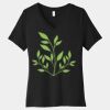 Women's Relaxed Jersey Short Sleeve V Neck Tee Thumbnail