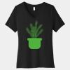Women's Relaxed Jersey Short Sleeve V Neck Tee Thumbnail