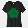 Women's Relaxed Jersey Short Sleeve V Neck Tee Thumbnail