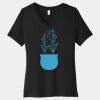 Women's Relaxed Jersey Short Sleeve V Neck Tee Thumbnail