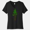 Women's Relaxed Jersey Short Sleeve V Neck Tee Thumbnail