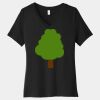 Women's Relaxed Jersey Short Sleeve V Neck Tee Thumbnail