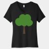 Women's Relaxed Jersey Short Sleeve V Neck Tee Thumbnail