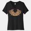 Women's Relaxed Jersey Short Sleeve V Neck Tee Thumbnail