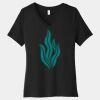 Women's Relaxed Jersey Short Sleeve V Neck Tee Thumbnail