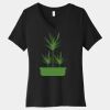 Women's Relaxed Jersey Short Sleeve V Neck Tee Thumbnail