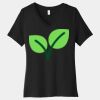 Women's Relaxed Jersey Short Sleeve V Neck Tee Thumbnail