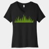 Women's Relaxed Jersey Short Sleeve V Neck Tee Thumbnail