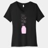 Women's Relaxed Jersey Short Sleeve V Neck Tee Thumbnail