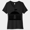 Women's Relaxed Jersey Short Sleeve V Neck Tee Thumbnail