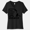 Women's Relaxed Jersey Short Sleeve V Neck Tee Thumbnail